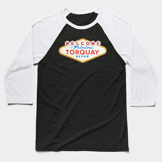 Fabulous Torquay Devon Baseball T-Shirt by zap